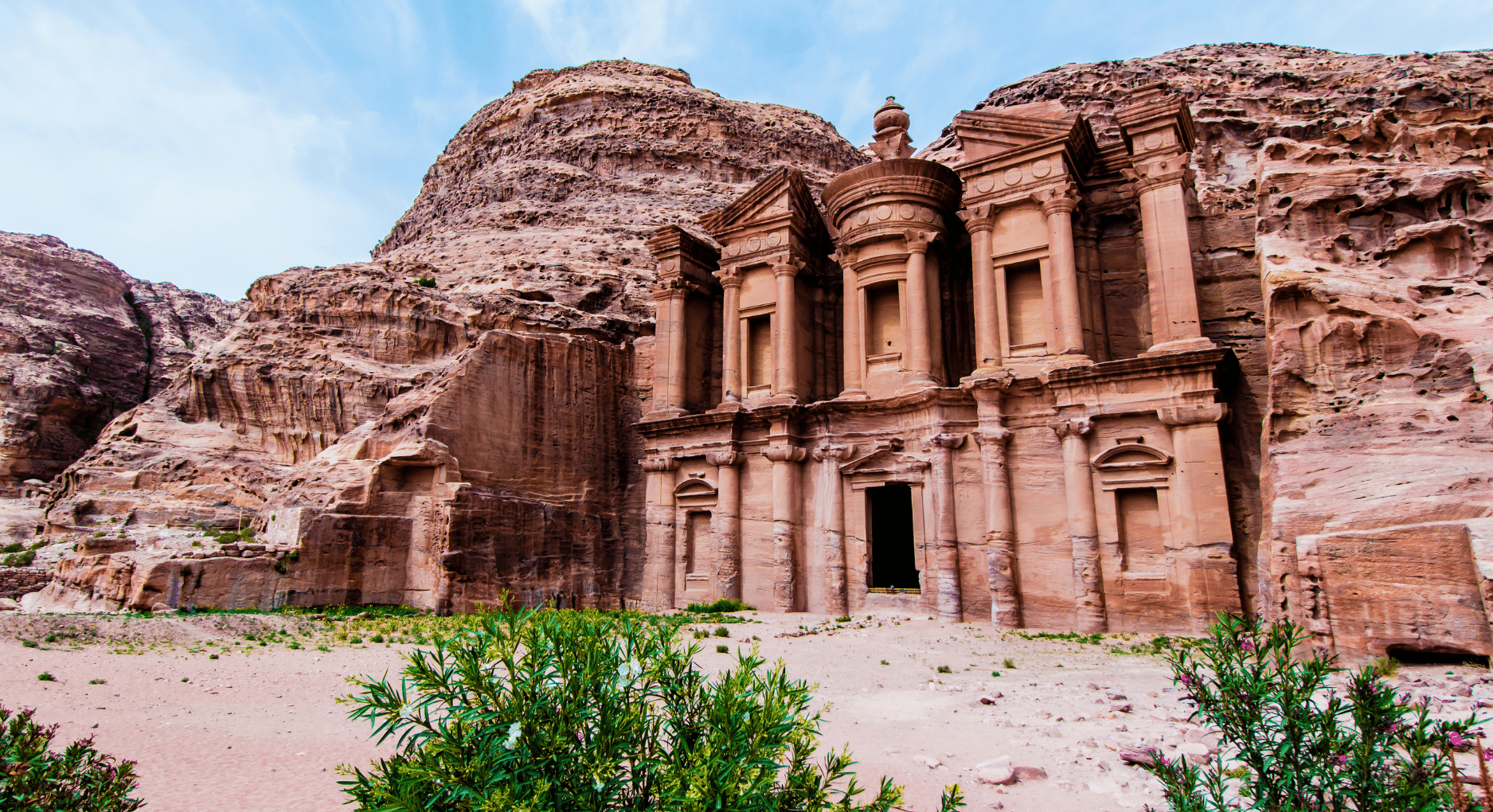 Le monastère Ad Deir, le plus imposant monument de la cité antique de Pétra